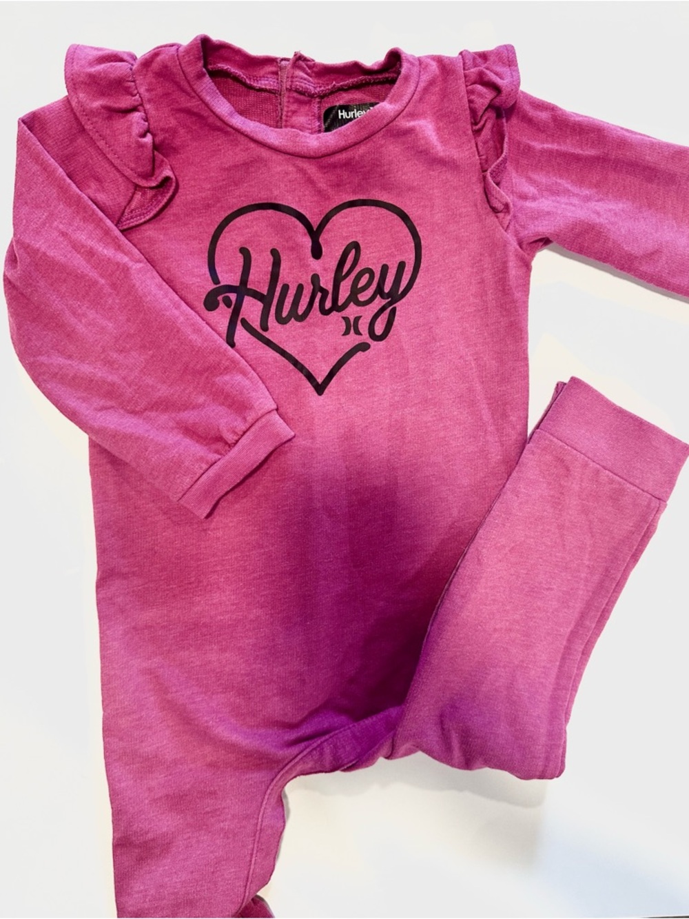 Hurley Pink Heart One-Piece